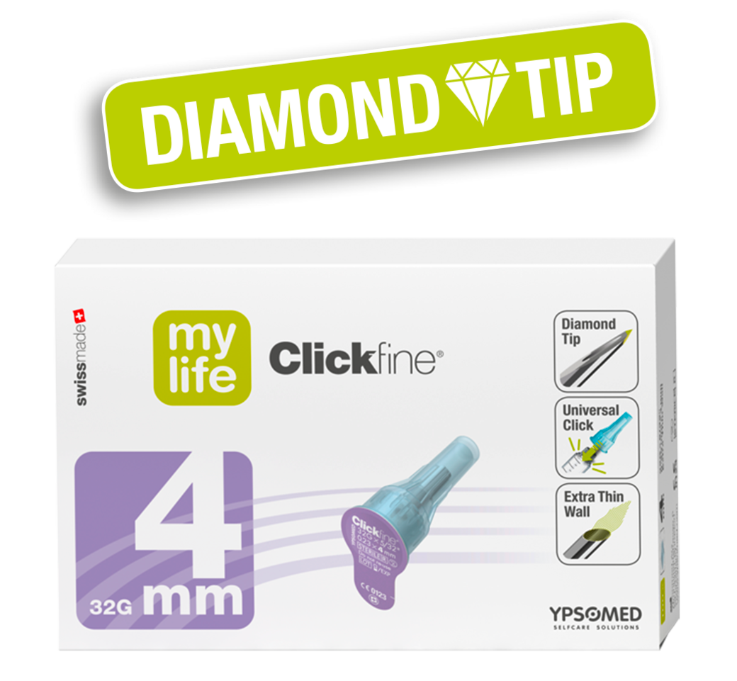 MYLIFE CLICKFINE DIAMONDTIP  4MM 32G BTE/100